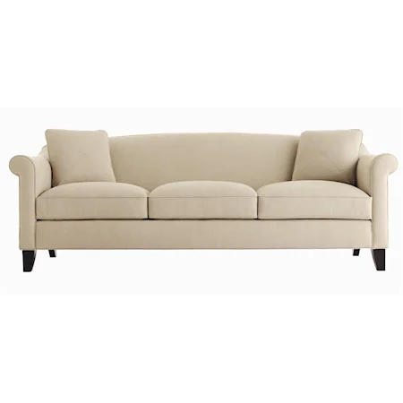 York Tight-Back Roll-Arm Sofa